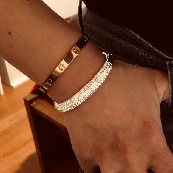 Rhinestone Sparkly Bracelet - Picture 2 of 6